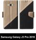 Sbms Samsung Galaxy J3 Pro 2016 Black Artificial Leather Shock Proof Flip Cover