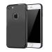 JOBINKA Soft Silicone with Anti Dust Plug Shockproof Slim Back Cover Case for iPhone 7 / iPhone 8 Black