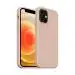 Yellowcult Apple iPhone 12 Mini New Pink Silicone Back Cover Case (5.4inch)