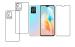 Vizio Vivo S10 Transparent Tempered Glass Touch Sensitive and Scratch Resistant Full Screen Guard with Wet and Dry Wipe (Pack of 3)