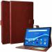 Mcase Artificial Leather, Silicon Brown Flip Cover For Samsung Galaxy Tab A 7 Inch Sm - T280, Sm - T285