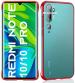 Realcase Red Silicone, Thermoplastic Polyurethane Frameless Bumper Case Back Cover For Xiaomi Note 10, Xiaomi Mi Note 10