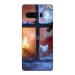 GADGETSWRAP Printed Vinyl Skin Sticker for Google Pixel 7 Pro - Winter Holiday Snow Window Candle