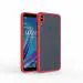 Mlity Asus Zenfone Max Pro M1 Red Plastic Matte Frosted Back Case Cover Anti-Fingerprint