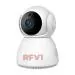RFV1 3MP 1080p Full HD WiFi CCTV Indoor Security Camera | 360 Degree View with Pan Tilt | Two Way Audio Talk | Cloud Monitor | Motion Detection | Night Vision | Supports SD Card Upto 64 GB | White
