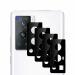 Kite Digital Vivo X70 Pro [Black] Back Camera Lens Protector Tempered Glass Full Camera Coverage with Easy Installation Kit (Pack of 4)