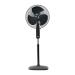 Orient Electric High Speed 400 MM Stand 37 Trendz Pedestal Fans with 3-Speed Piano Switch Control | Adjustable Height | 90-Degree Oscilation | 100% Copper Motor | 2 Years Warranty | Slate Grey