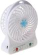Psight Plastic Mini Portable Usb Rechargeable 5 Inch 3 Speed Fan - White