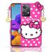 RJR Oneplus Nord CE 2 Lite (5G) Hello Kitty Back Case Cover Cute Case |Soft Silicone Rubber |with Pendant for Oneplus Nord CE 2 Lite (5G)- Pink