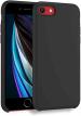 Realcase Black Silicone Shockproof Back Case For Iphone Se 2022, Iphone Se 2020, Iphone 8, Iphone 7
