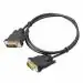 ACCU CABLE DVI Male To DVI Male 24+1 Pin Cable (Black, 1.5 Meter) (MST-1296)