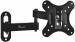 R3 German Black Cast Iron Full Motion TV Mount ( 12.3x12.3 cm )