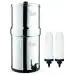 RAMA Gravity Water Filter, 32 Litre Storage with 2 Spirit Candles Including Stainless Steel Tap