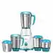 QUALET Sapphire 5 Jar 750 Watts Mixer Grinder (5 Jars, White & Blue)