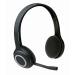 Logitech H600 Lightweight Wired On Ear Headphones (Black)