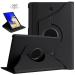 S-Hardline Samsung Galaxy Tab T590 Tab A Rubber, Plastic 360 Degree Rotate Flip Cover Case