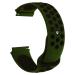 LIDDU Silicone Smart Watch Strap for Fire Boltt Almighty, SE, Ninja Call 2 , Ring 2 and Rage (Green and Black)