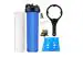 AMPEREUS Whole House Water Filter 20 Inches Jumbo Yarn Filter with Jumbo Housing Plate and Spanner 1 Inch Inlet Outlet