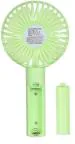 Psight Plastic Portable Rechargeable Led Light Fan Mini Desk Usb Charging Air Cooler 3 Mode Green Handy Fan231231 - Green