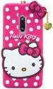 Aviaaz Oppo K3 Hello Kitty Pink Rubber, Silicon Back Cover