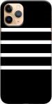 CustomEra Apple iPhone 11 Pro Multicolour White Stripes Design Polycarbonate Hard Case Back Cover
