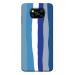 Mobiera Blue Rainbow Design Printed Back Cover For Poco X3 Pro