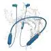 Kimtok Wireless in-Ear Bluetooth Neckband with Upto 100 Hours Playback. (Blue)