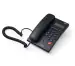 Hola ! TF-600 CLI Caller ID Corded Wall Mountable Landline Phone for Intercom and EPABX Desk (Black)