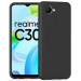 MULTRONICS Realme C30 Black Rubber Back Cover