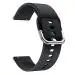 LIDDU Silicone Smart Watch Strap for Noise Color Fit Pro 2 (Black)