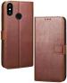 Clickaway Leather Finish Flip Cover for Coolpad Cool 5 Inside Pockets & Inbuilt Stand Wallet Style Back Case Magnet Closure (Brown)