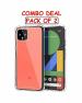 GADGETRONICS Google Pixel 4 Transparent Thermoplastic Polyurethane Shock Proof Back Case Cover