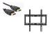 Gadget-wagon Led Tv Wall Mount With 2 M Hdmi Cable