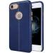 M Cart Vorson Blue Silicone Slim Back Cover Case For Iphone 7, Iphone 8