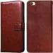 Coverview Flip Cover for Oppo A57 - Cherry Brown