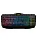 FRONTECH Wired Gaming Keyboard with Multicolor RGB LED Backlight Effects