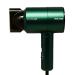 Ikonic Professional Mini Vibe Hair Dryer 1200W with 2 Speed Setting, Cool Shot Feauture Overheat Protection, Foldable Compact Design Travel Friendly Glossy Finish Look,For Men and Woemn, All Hair Type, Emerald