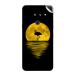GADGETSWRAP Printed Vinyl Skin Sticker for LG G8 Thinq - Yellow Moon