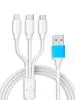 Zabolo USB Type C Cable 1.2 m 3 in 1 usb Data and Charging cable