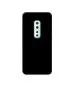 Casotec Solid Black Design 3D Printed Hard Back Case Cover for Vivo V17 Pro