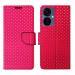 A D Enterprises Pink Dot Flip Cover for Tecno Camon 19 Neo | Magnetic Case | Shock Absorbent | Flip Cover Tecno Camon 19 Neo