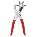 CHIRAG DISTRIBUTION Leather Belt Hole Punch Pillar with Multi Tool Manual Belts Puncher Maker Machine Red & Silver