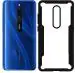 CarryWrap Back Cover for Xiaomi Redmi 8 (Black, Transparent, Grip Case)