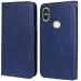 Unistuff Faux Leather Back Case Flip Cover for Mi A2 with ID Card Slot | Foldable Kickstand | 2 Card Slot | 1 Cash Slot - Executive Blue, 61643