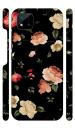 YAPZONE | Multicoloured Roses Black | Designer Printed Hard Back Cover for Realme C20 Premium & Attractive Case for Your Smartphone