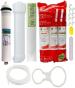 Pireti-Aqua Polypropylene, Carbon Ro Membrane Housing Inline Carbon Sediment Spun Candle Solid Filter Cartridge (Pack Of 17)