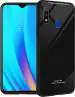 Zybux Realme 3 Pro Black Glass and Silicon Mobile Back Cover