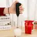 HEMIZA Mini Handheld Portable Stainless Steel Drink Coffee Lassi Milk Frother Former Electric Mixer Stirrer Egg Beater Personal Coffee Maker