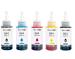 INKSPOT 664 Compatible Refill Ink Bottle Set for Epson L130, L360, L380, L361, L565, L210, L220, L310, L365, L385, L405, L455, L485 Printers - Compatible Ink Bottle for Epson T664 Ink C (Set + Black)