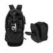 SMILEDRIVE DSLR Camera Backpack Bag with Laptop Compartment & Well Padded Adjustable Grids for Lenses & Accessories ( Black )